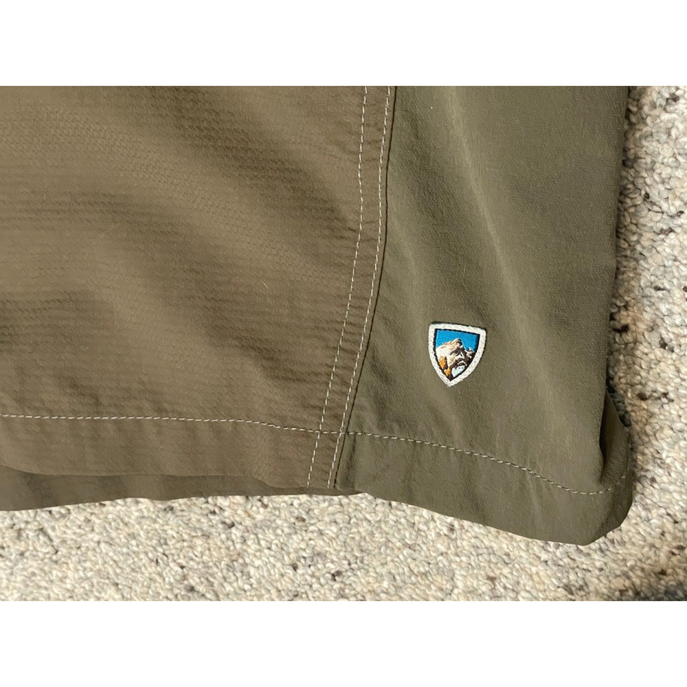 KUHL Mutiny River Shorts Men’s 42 10” Olive Hiking Hybrid Swim Trunks Nylon Camp - Picture 6 of 10